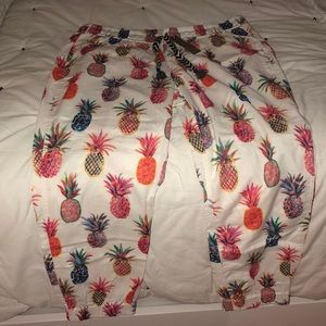 NWT J. Crew Pineapple pants - Size 10